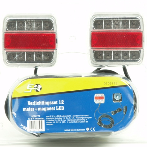 VERLICHTINGSSET LED 12 MT MET MAGNEET