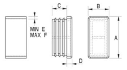 Afbeelding van LAMELLENSTOP 30X15