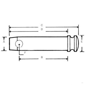 TOPSTANGPEN 19X25X130 MM