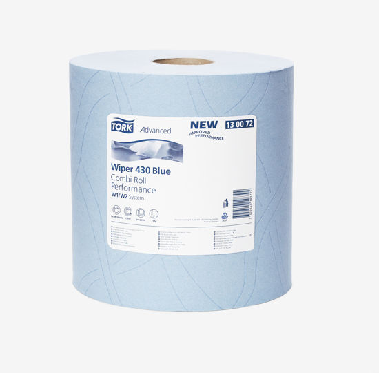 Afbeelding van PAPIER TORK BLAUW 130072 2 RL