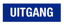 Afbeelding van BORD "UITGANG"
