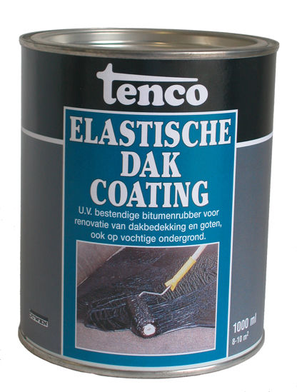 Afbeelding van DAKCOATING TENCO ZWART ELASTISCH 1 LT