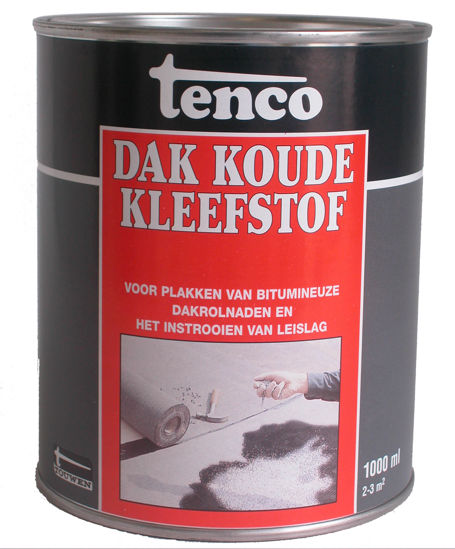 Afbeelding van KOUDE KLEEFSTOF TENCO ZWART 2.5 LT