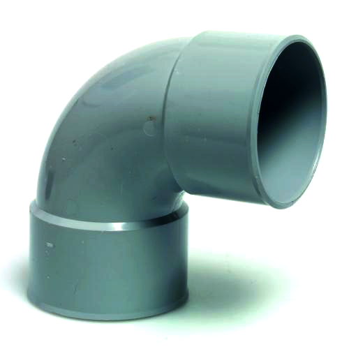 PVC RIOOLBOCHT 87Â° 40 MM