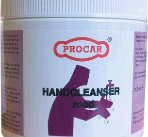 HANDCLEANER PROCAR ROOD 700ML