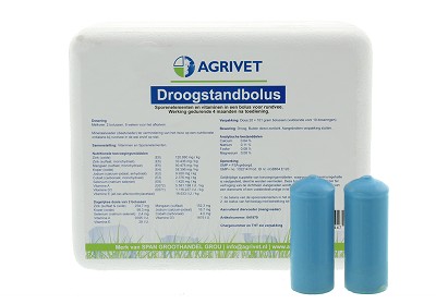 DROOGSTANDBOLUS AGRIVET 20ST