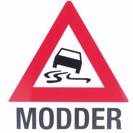 Afbeelding van WAARSCHUWINGSBORD " MODDER"