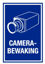 Afbeelding van BORD "CAMERABEWAKING" 150X200MM