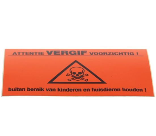 Afbeelding van GEVARENSTICKER MUIS/RATVOERKIST