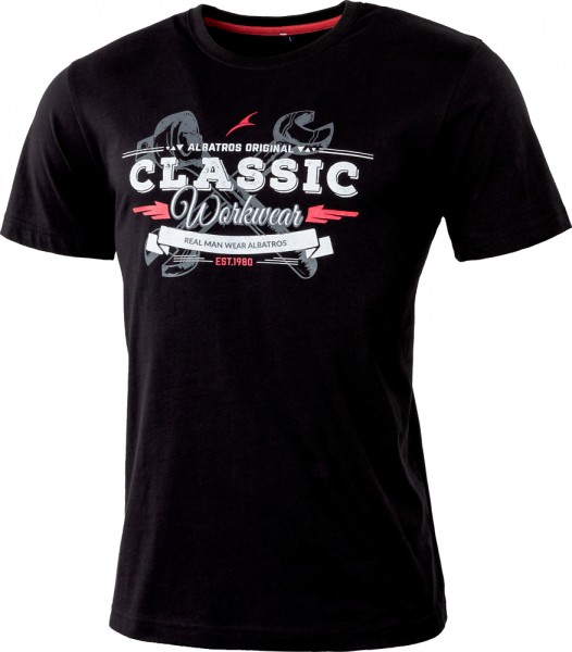 T-SHIRT ALBATROS CLASSIC ZWART MT S