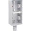 Afbeelding van OPBOUWDOOS IP55 2V VERTICAAL 1XWARTEL