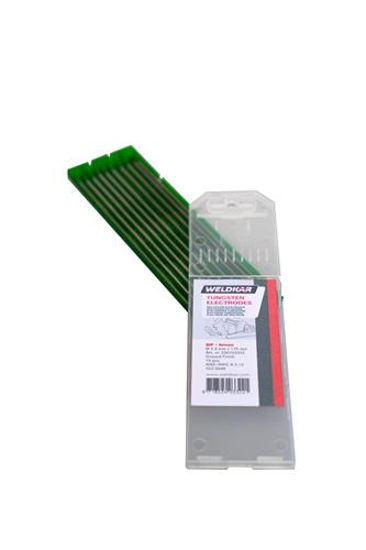 Afbeelding van LASELEKTRODEN WOLFRAM GROEN 3,2 MM 10ST