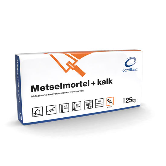 Afbeelding van METSELMORTEL + KALK 25 KG