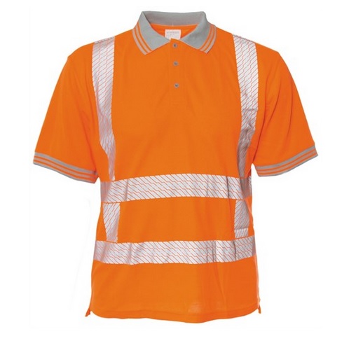 POLO-SHIRT M-WEAR RWS FL. ORANJE MT L