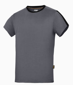 Afbeelding voor categorie T-shirt Snickers 2518 grijs/zwart